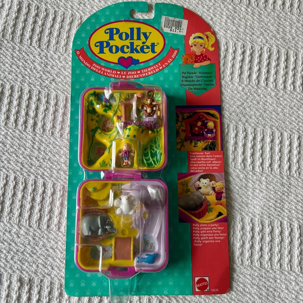 Polly Pocket Zoo World Vintage Compact New In Package
